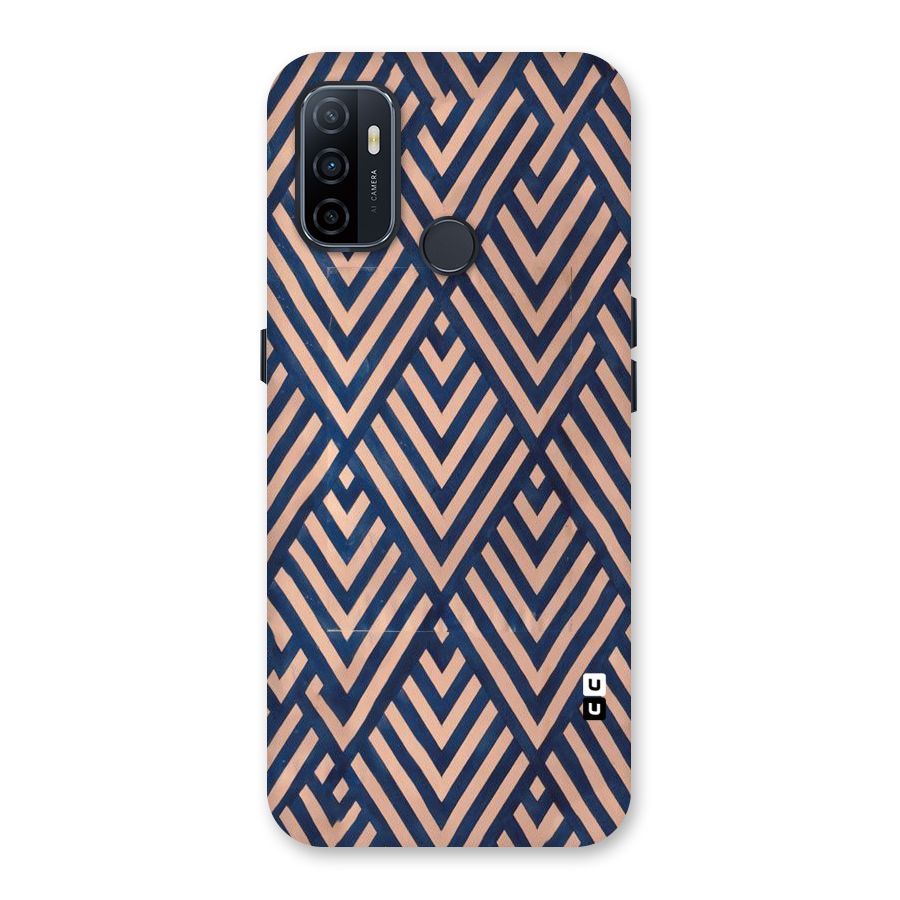 Diamond Blues Back Case for Oppo A32