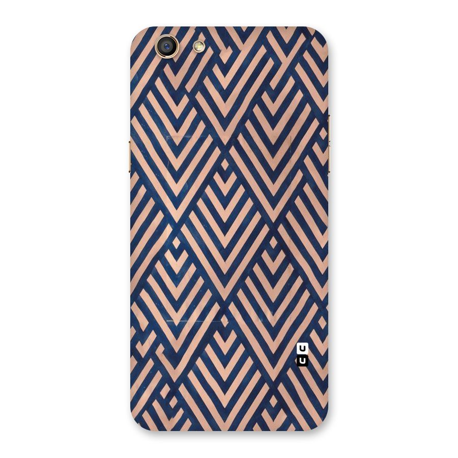 Diamond Blues Back Case for Oppo F3