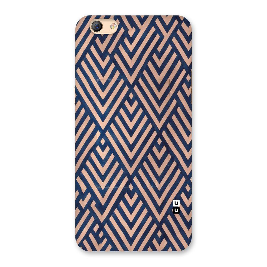 Diamond Blues Back Case for Oppo F3 Plus