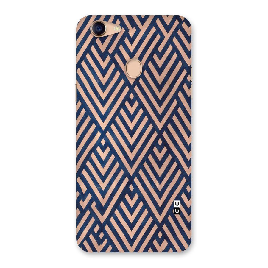Diamond Blues Back Case for Oppo F5