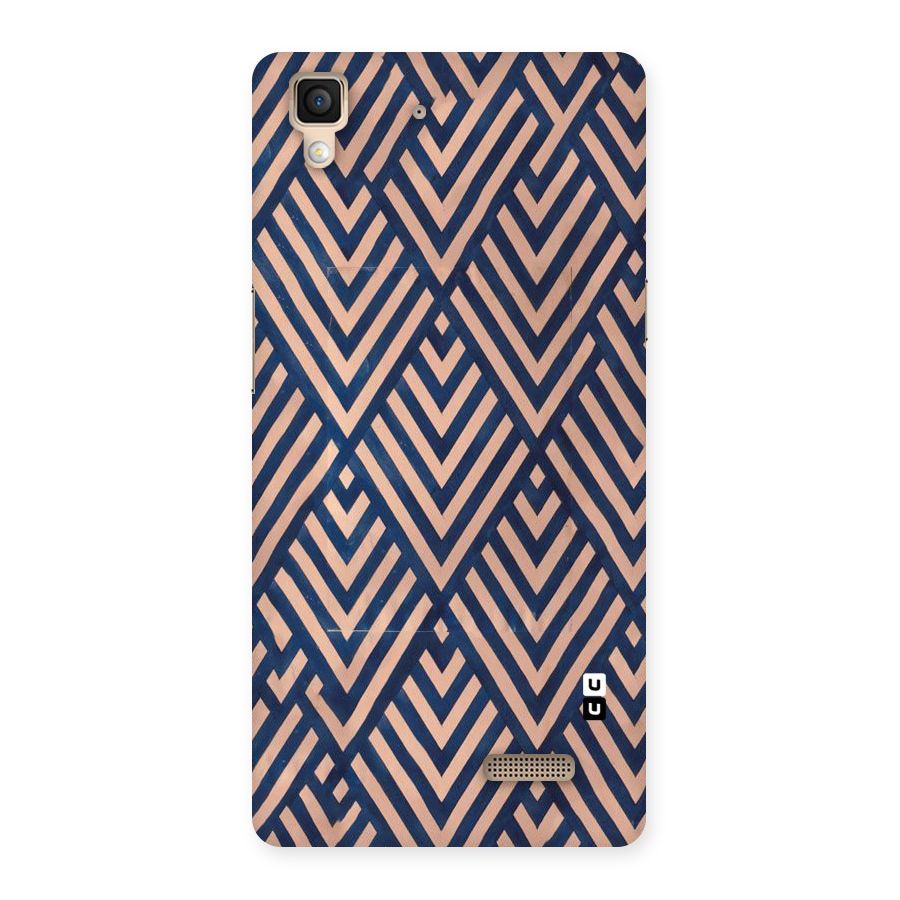 Diamond Blues Back Case for Oppo R7