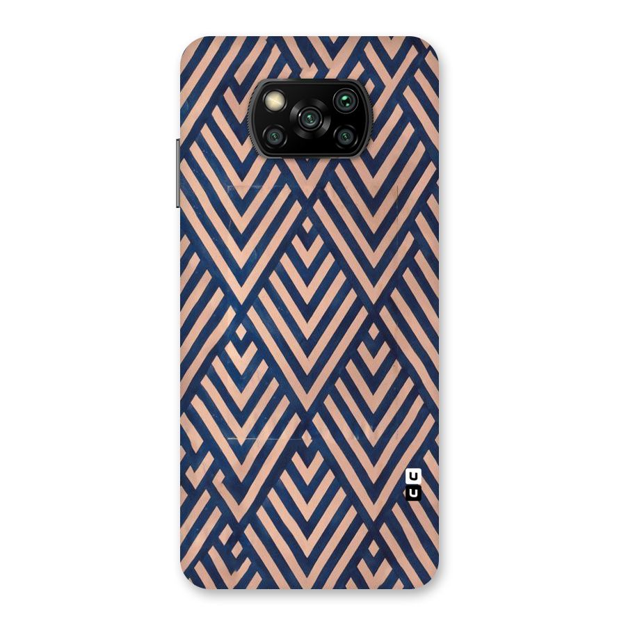 Diamond Blues Back Case for Poco X3