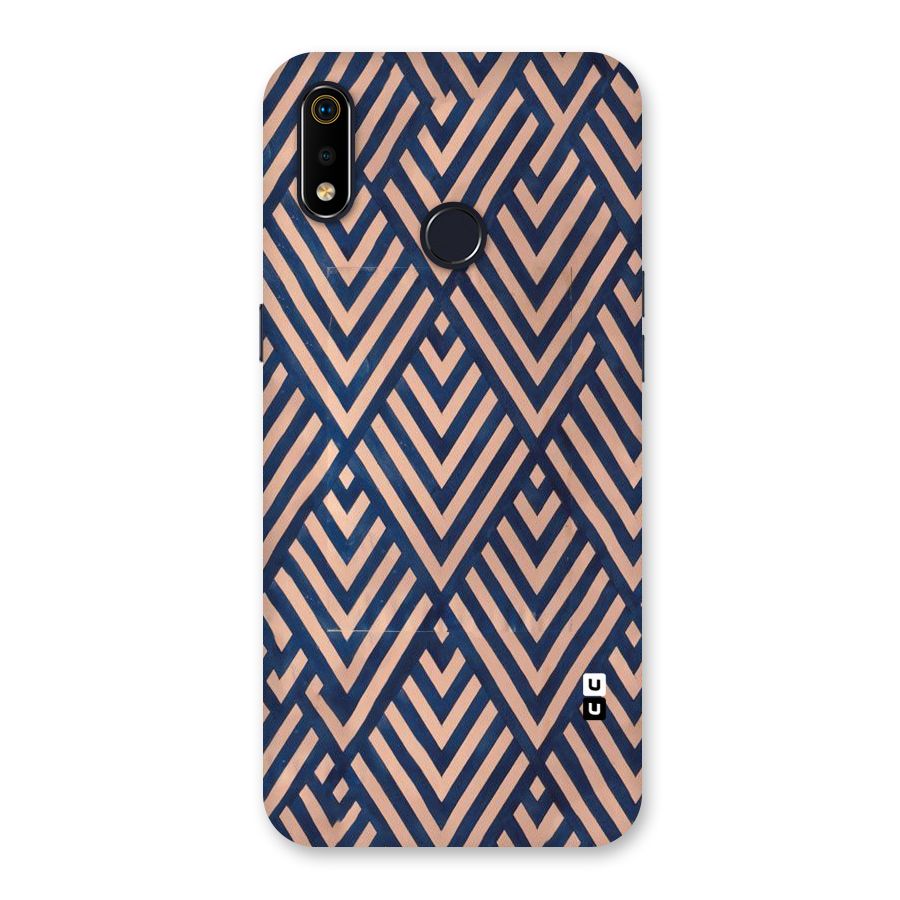 Diamond Blues Back Case for Realme 3i