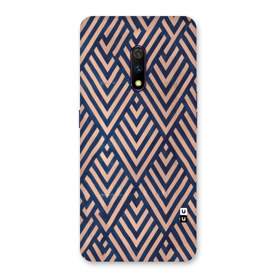 Diamond Blues Back Case for Realme X
