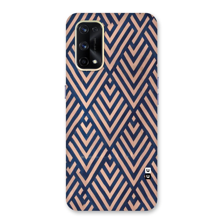 Diamond Blues Glass Back Case for Realme X7 Pro
