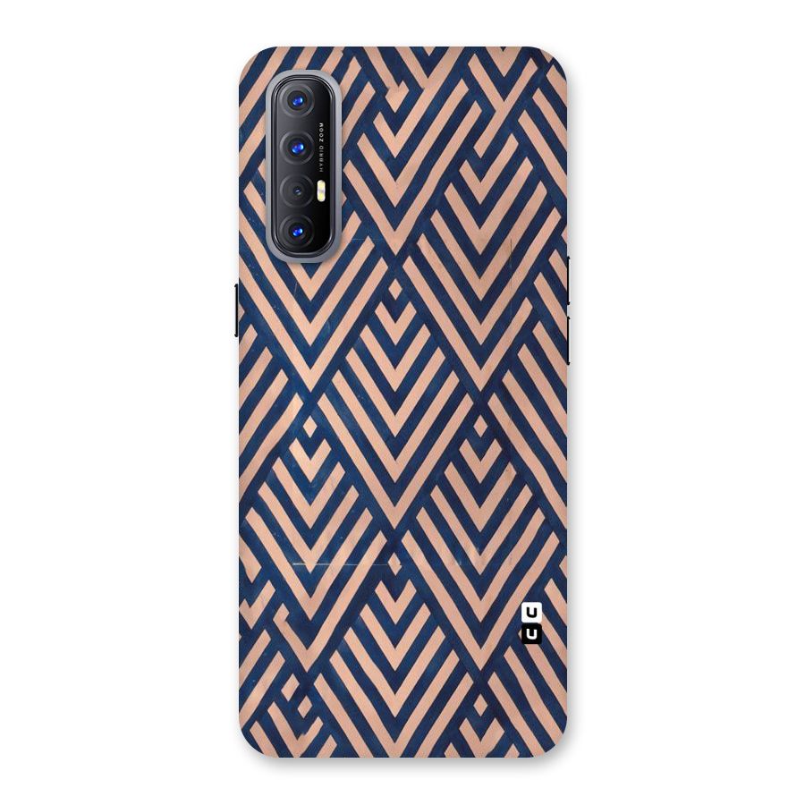 Diamond Blues Back Case for Reno3 Pro