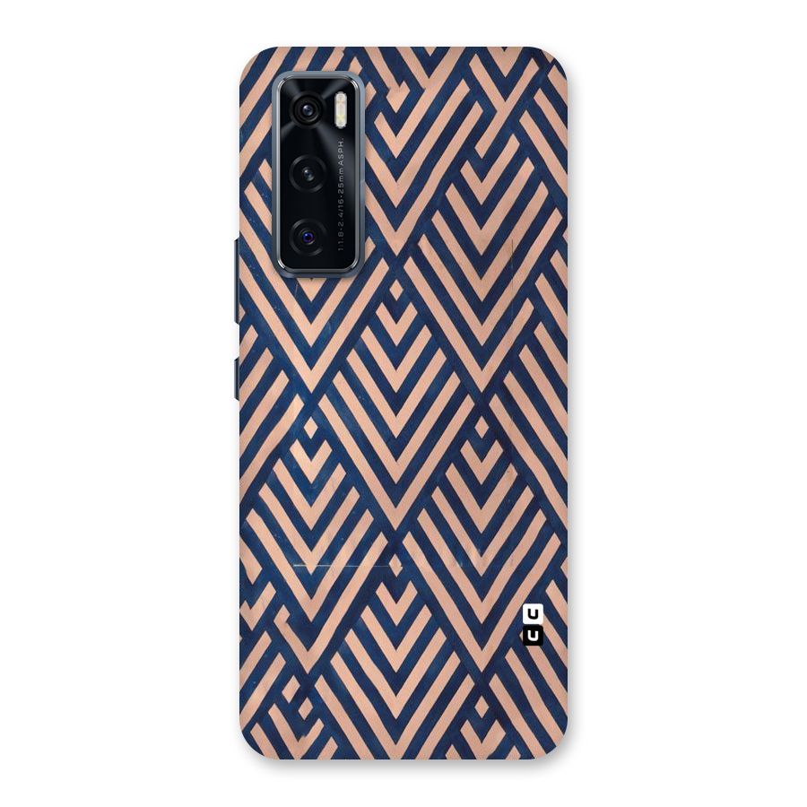 Diamond Blues Back Case for Vivo V20 SE