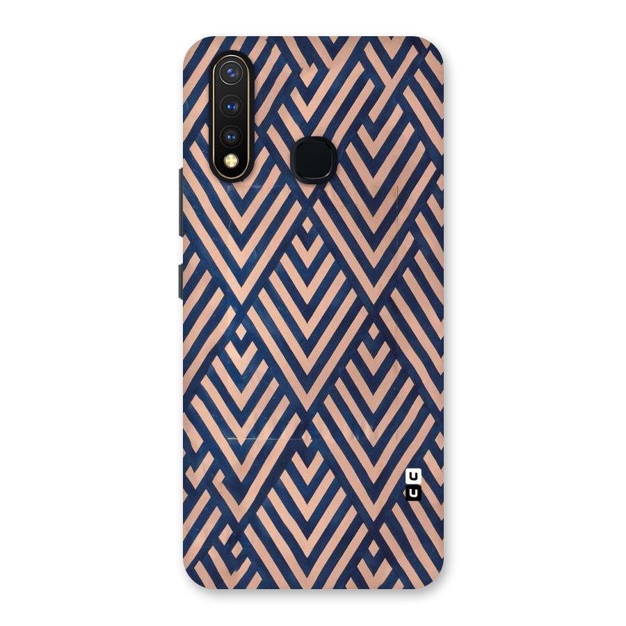 Diamond Blues Back Case for Vivo Y19