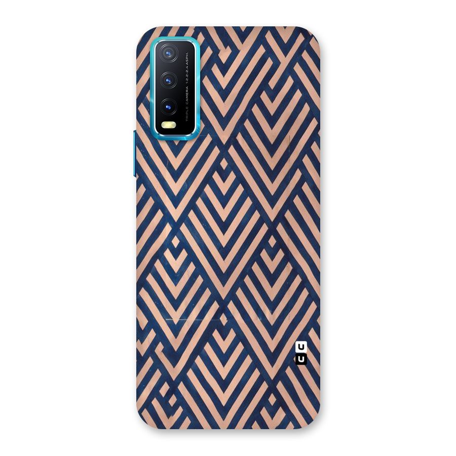 Diamond Blues Back Case for Vivo Y20