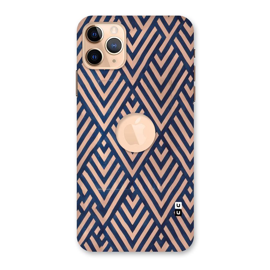 Diamond Blues Back Case for iPhone 11 Pro Max Logo Cut