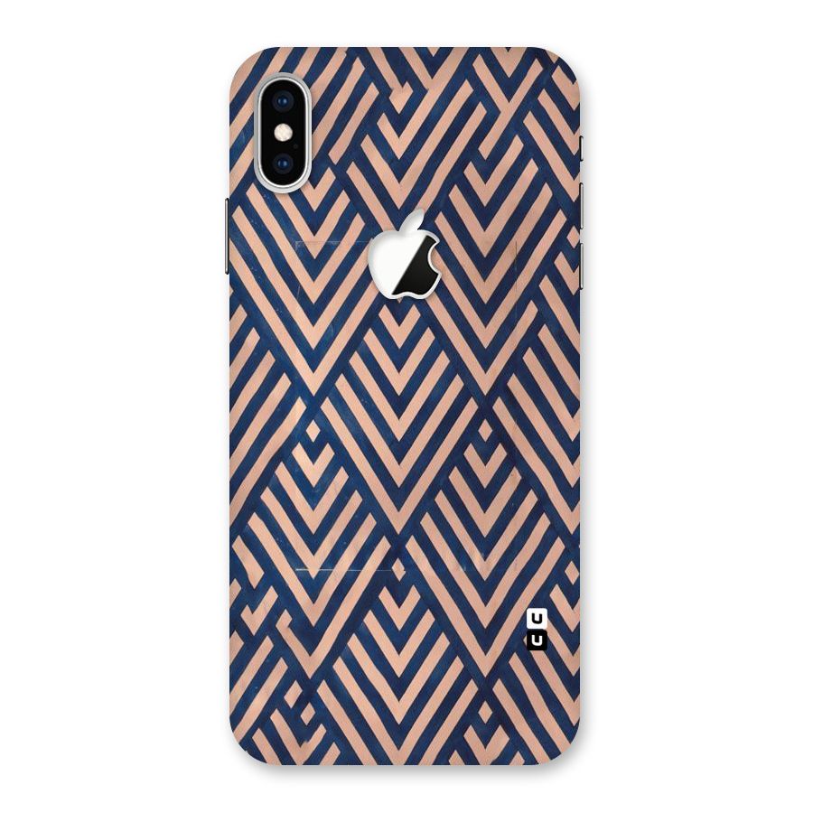 Diamond Blues Back Case for iPhone XS Max Apple Cut