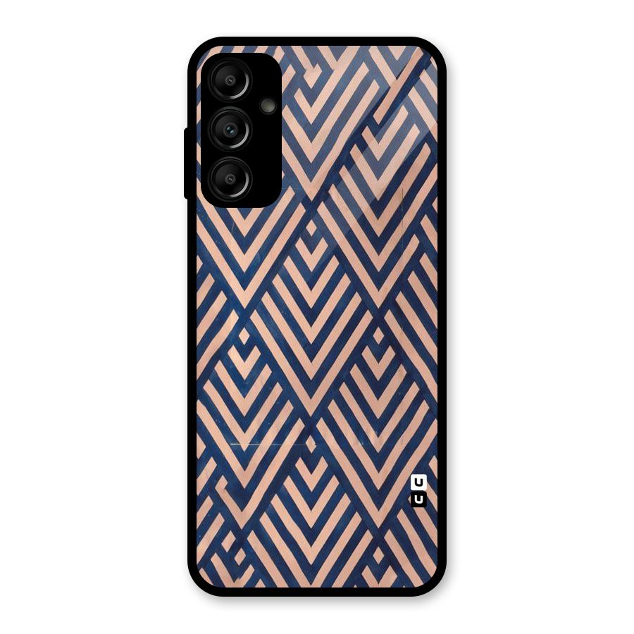 Diamond Blues Glass Back Case for Galaxy A14 5G