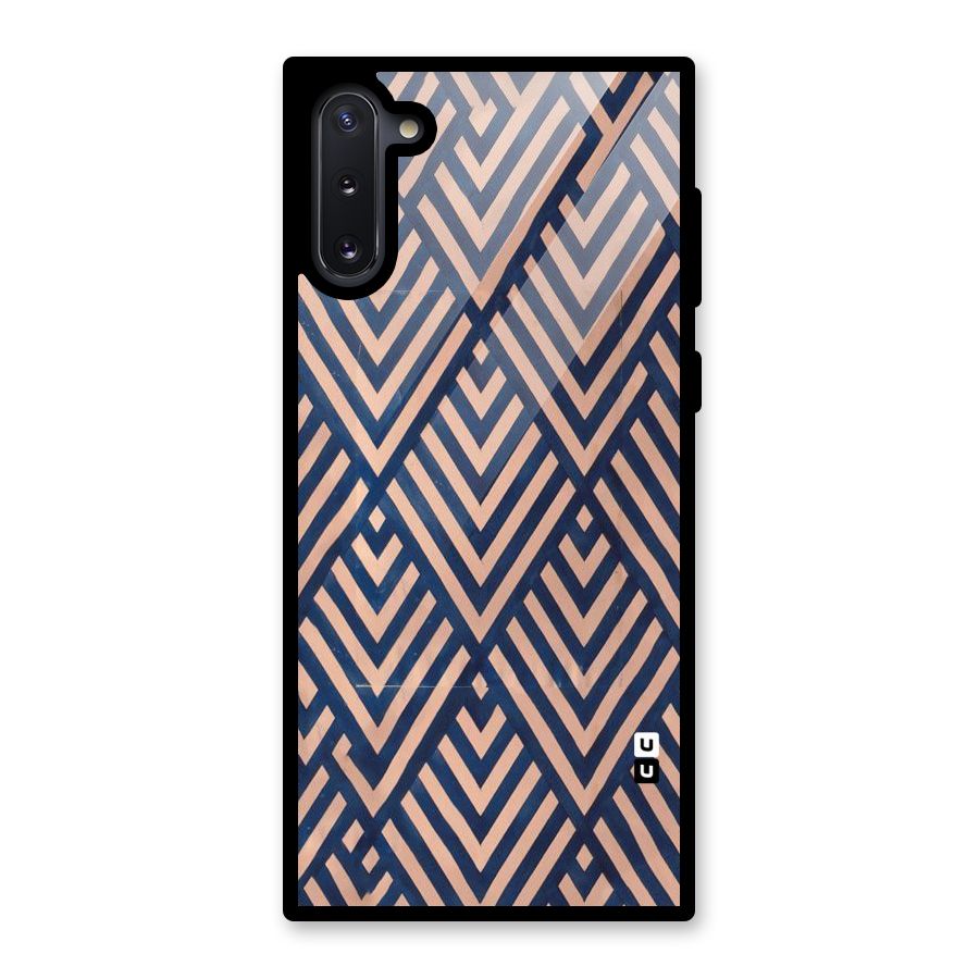 Diamond Blues Glass Back Case for Galaxy Note 10