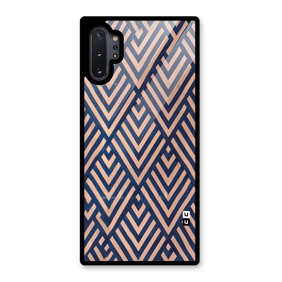 Diamond Blues Glass Back Case for Galaxy Note 10 Plus