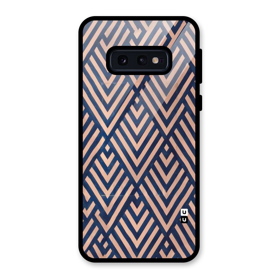 Diamond Blues Glass Back Case for Galaxy S10e