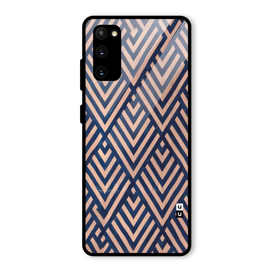 Diamond Blues Glass Back Case for Galaxy S20 FE