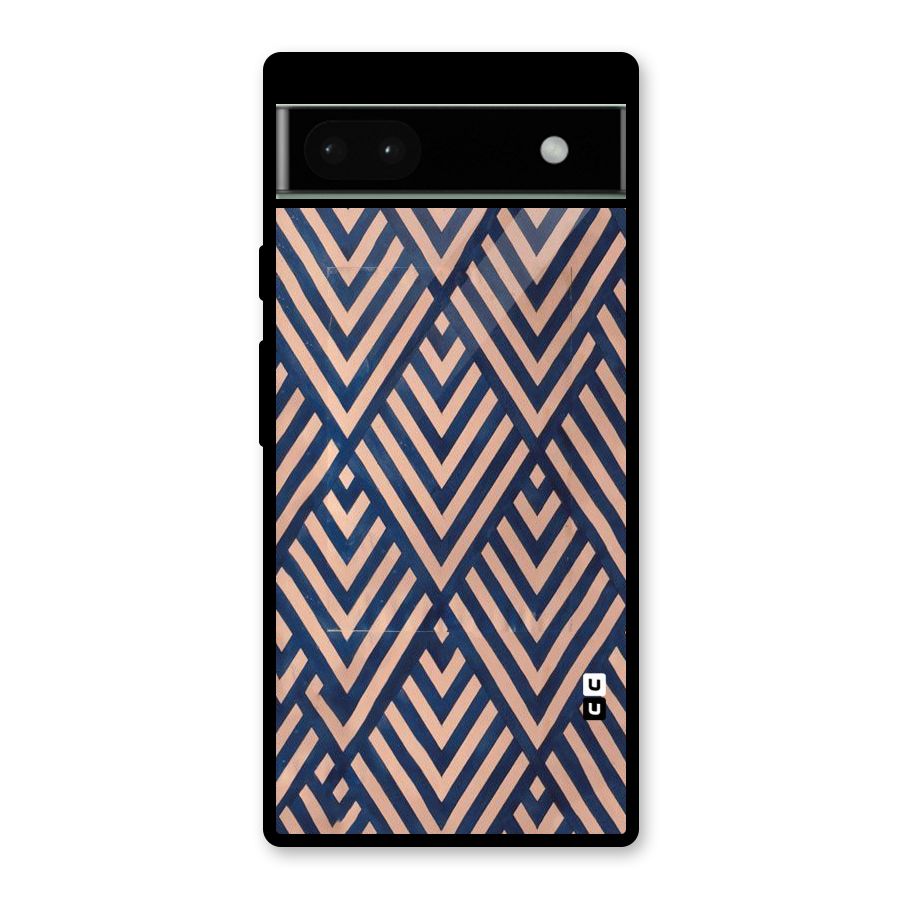 Diamond Blues Glass Back Case for Google Pixel 6a