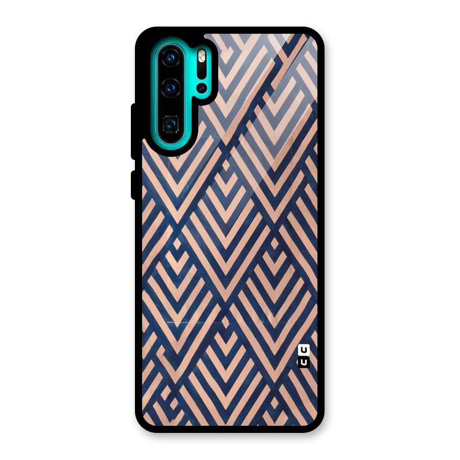 Diamond Blues Glass Back Case for Huawei P30 Pro