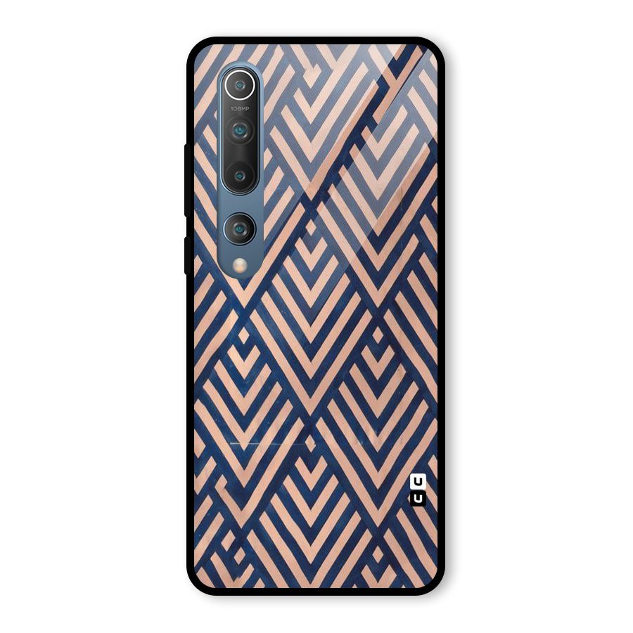 Diamond Blues Glass Back Case for Mi 10