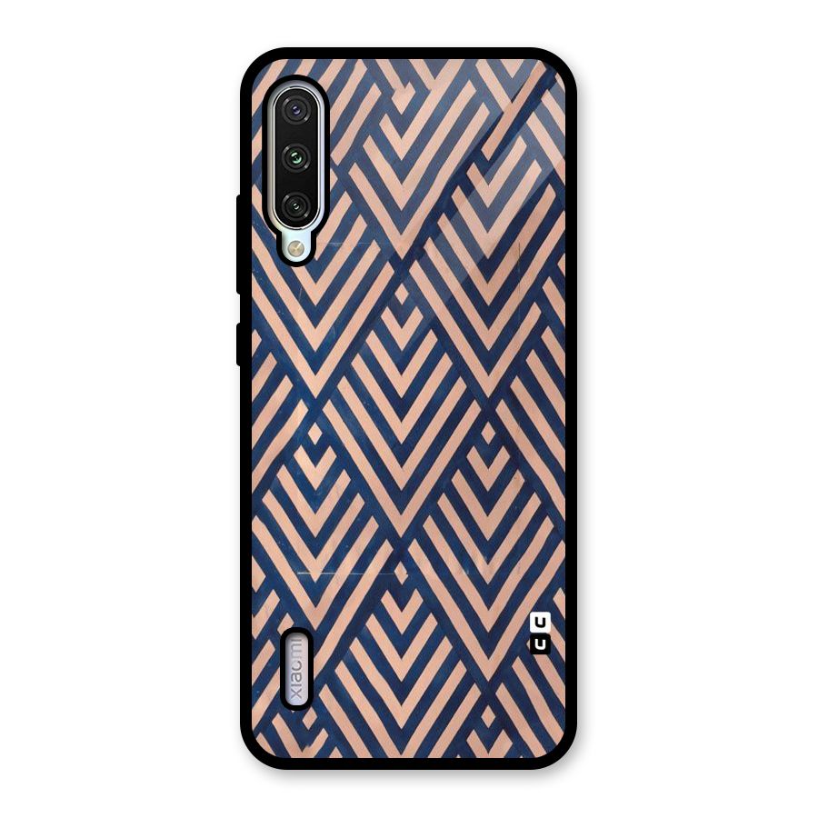 Diamond Blues Glass Back Case for Mi A3