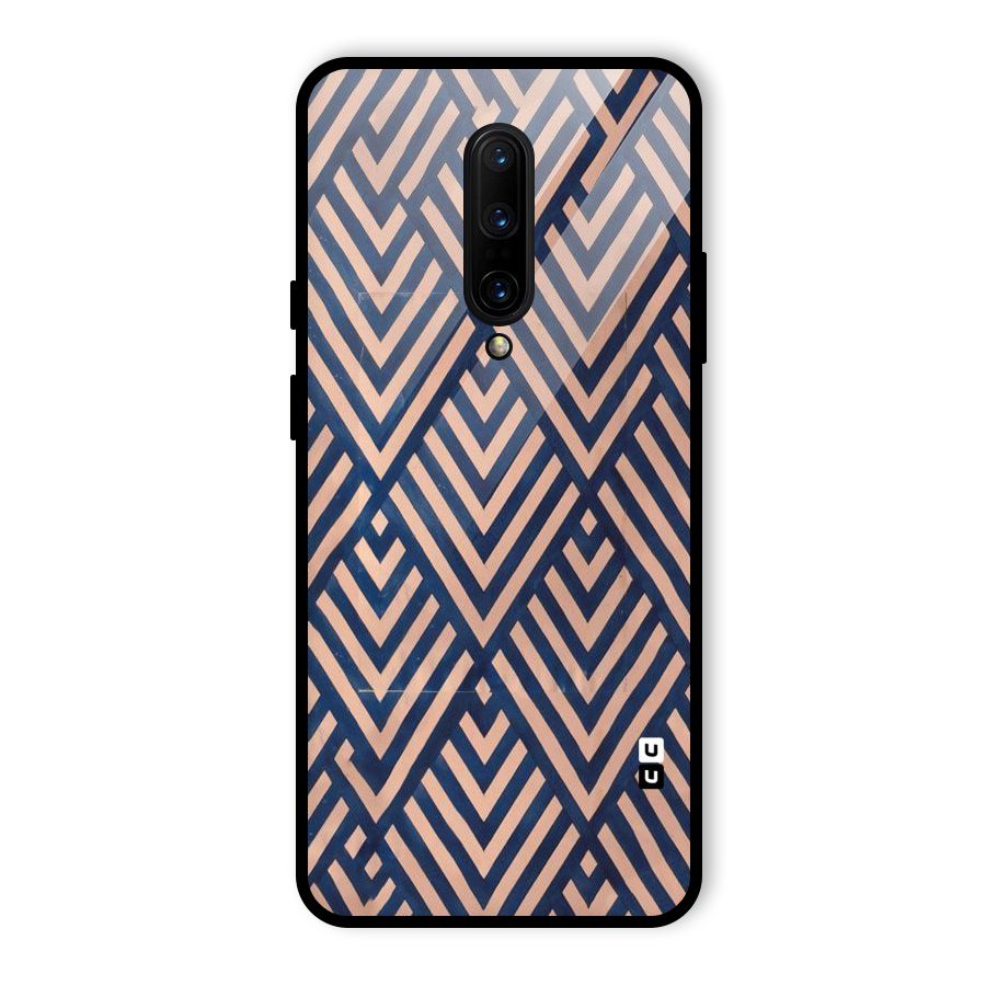 Diamond Blues Glass Back Case for OnePlus 7 Pro