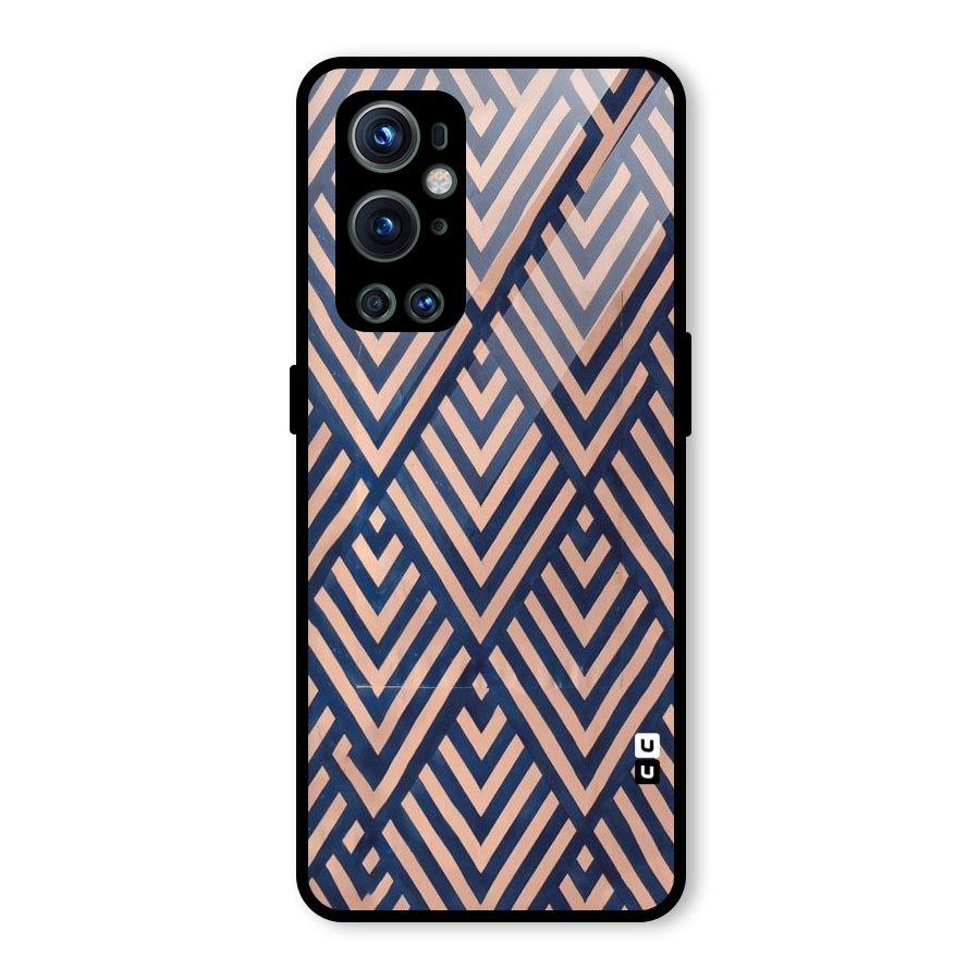 Diamond Blues Glass Back Case for OnePlus 9 Pro