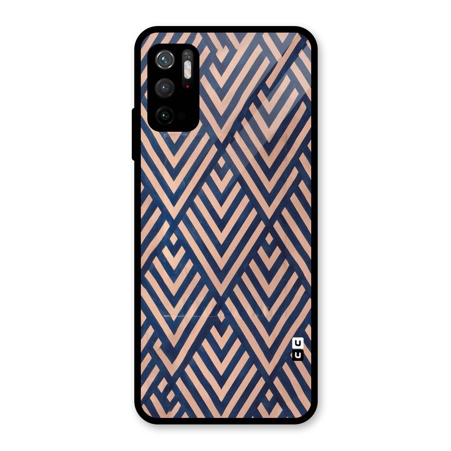 Diamond Blues Glass Back Case for Poco M3 Pro 5G
