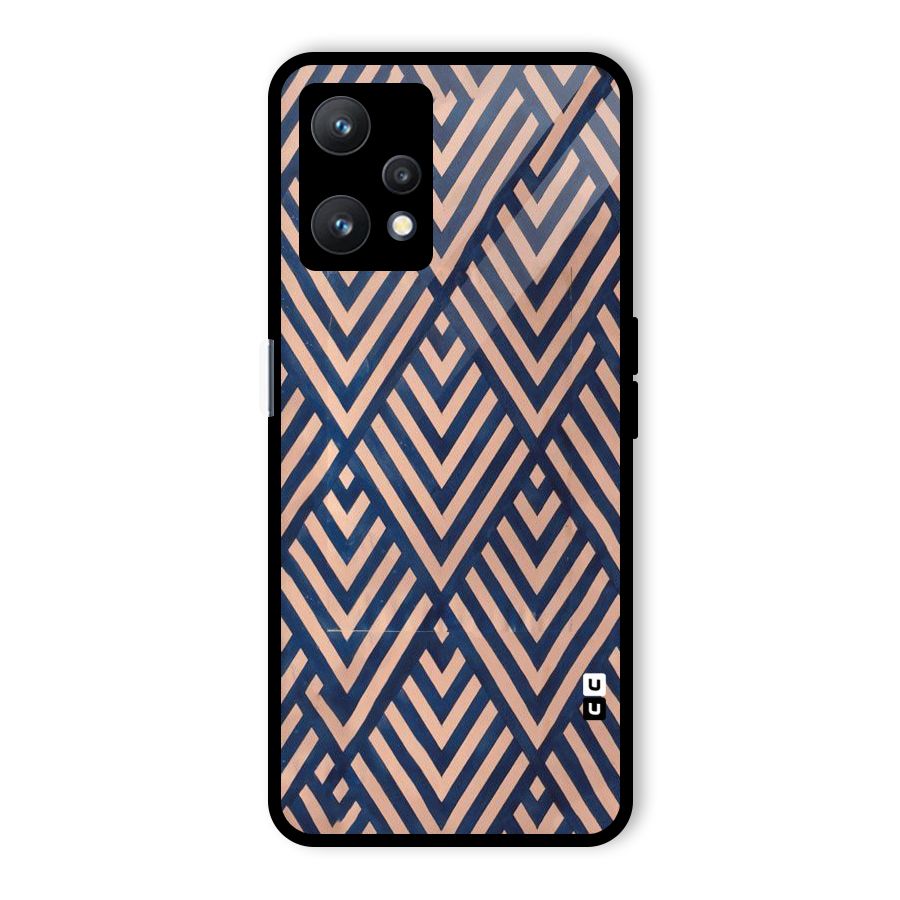 Diamond Blues Glass Back Case for Realme 9 Pro 5G