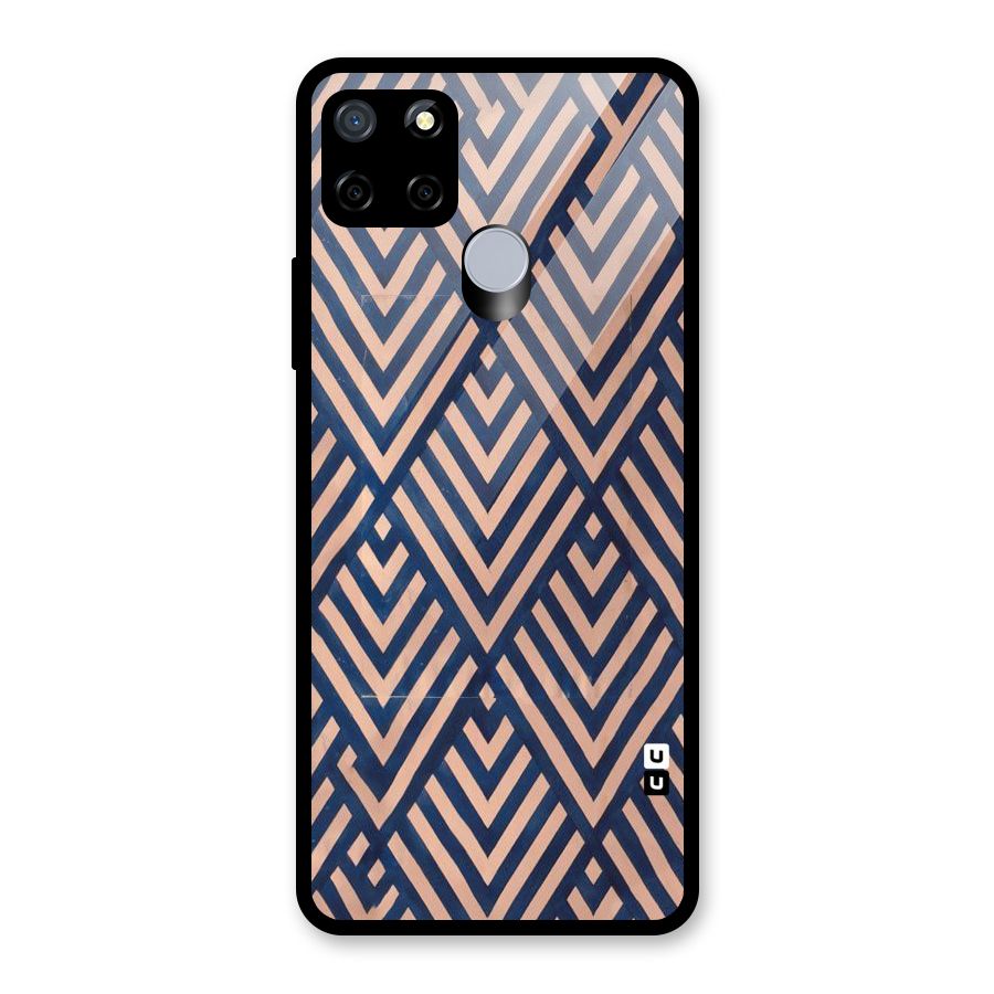 Diamond Blues Glass Back Case for Realme Narzo 20