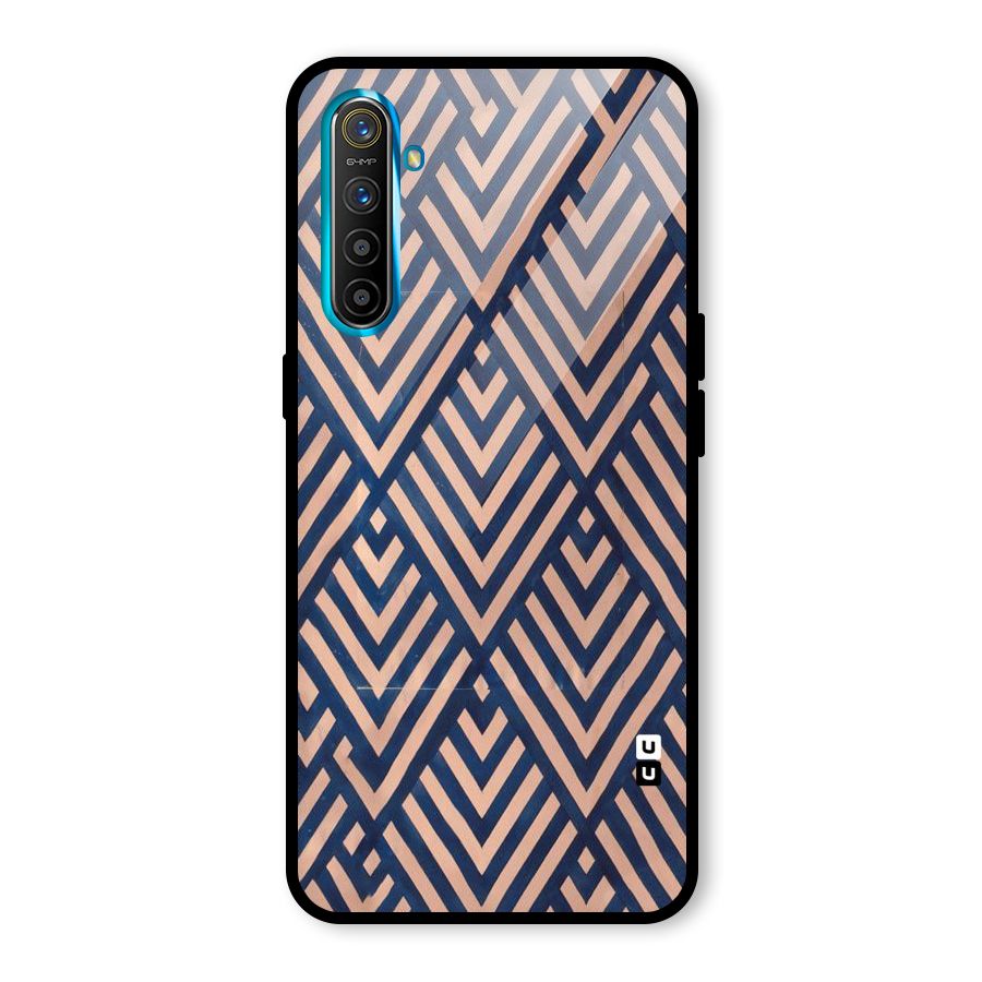 Diamond Blues Glass Back Case for Realme X2