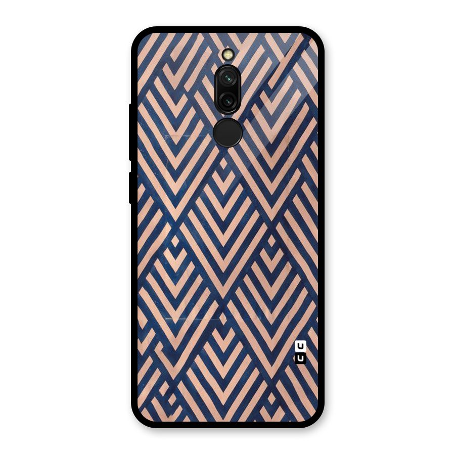 Diamond Blues Glass Back Case for Redmi 8