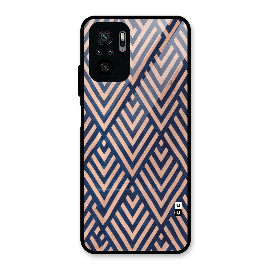 Diamond Blues Glass Back Case for Redmi Note 10S