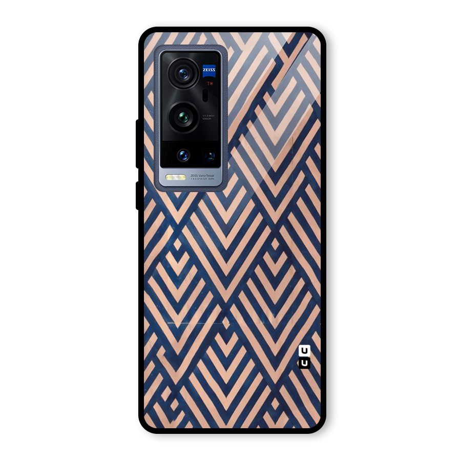Diamond Blues Glass Back Case for Vivo X60 Pro Plus