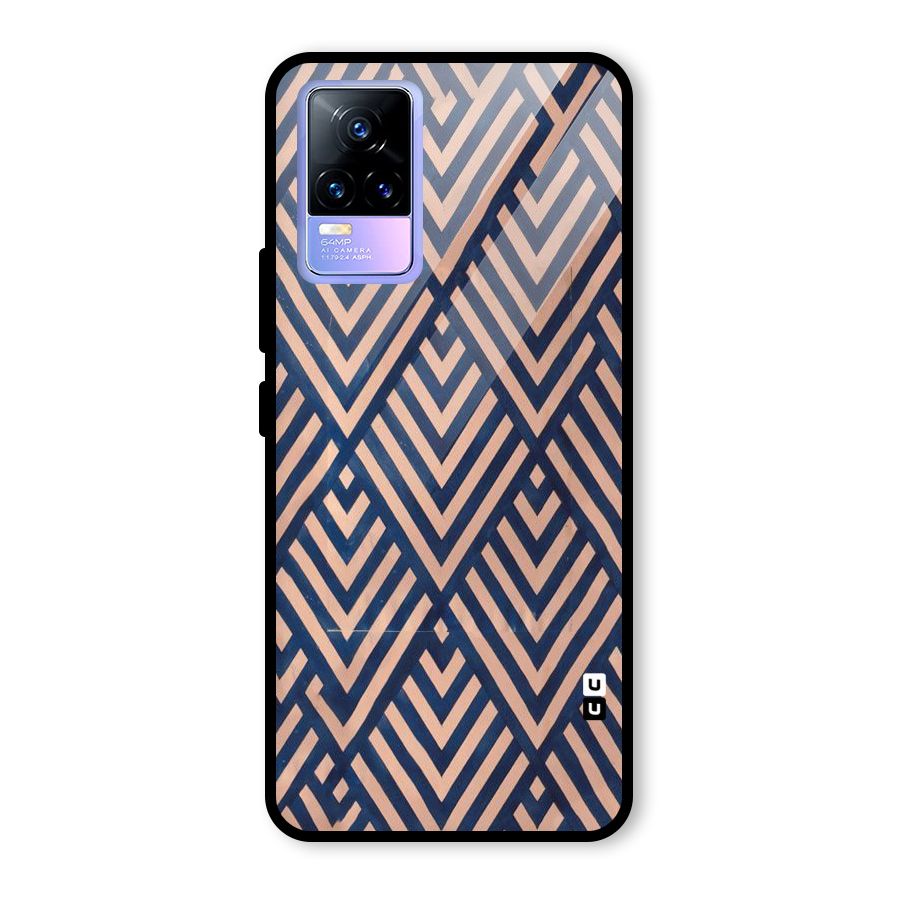 Diamond Blues Glass Back Case for Vivo Y73