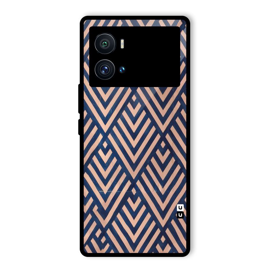 Diamond Blues Glass Back Case for Vivo iQOO 9 Pro