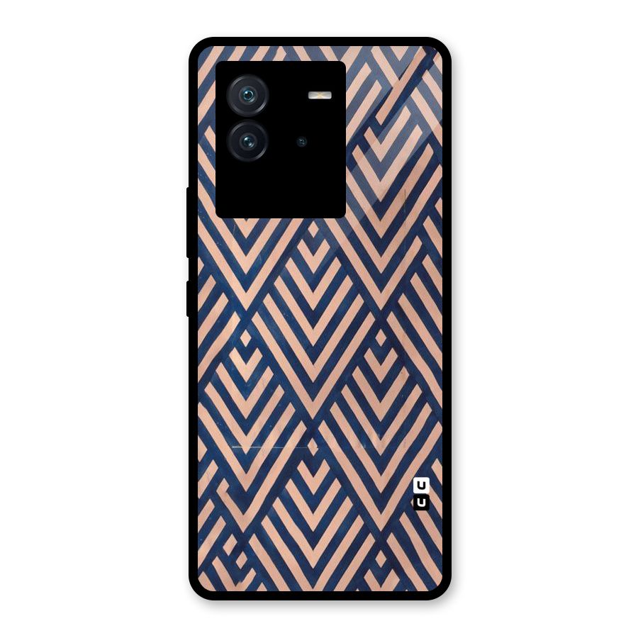 Diamond Blues Glass Back Case for Vivo iQOO Neo 6 5G