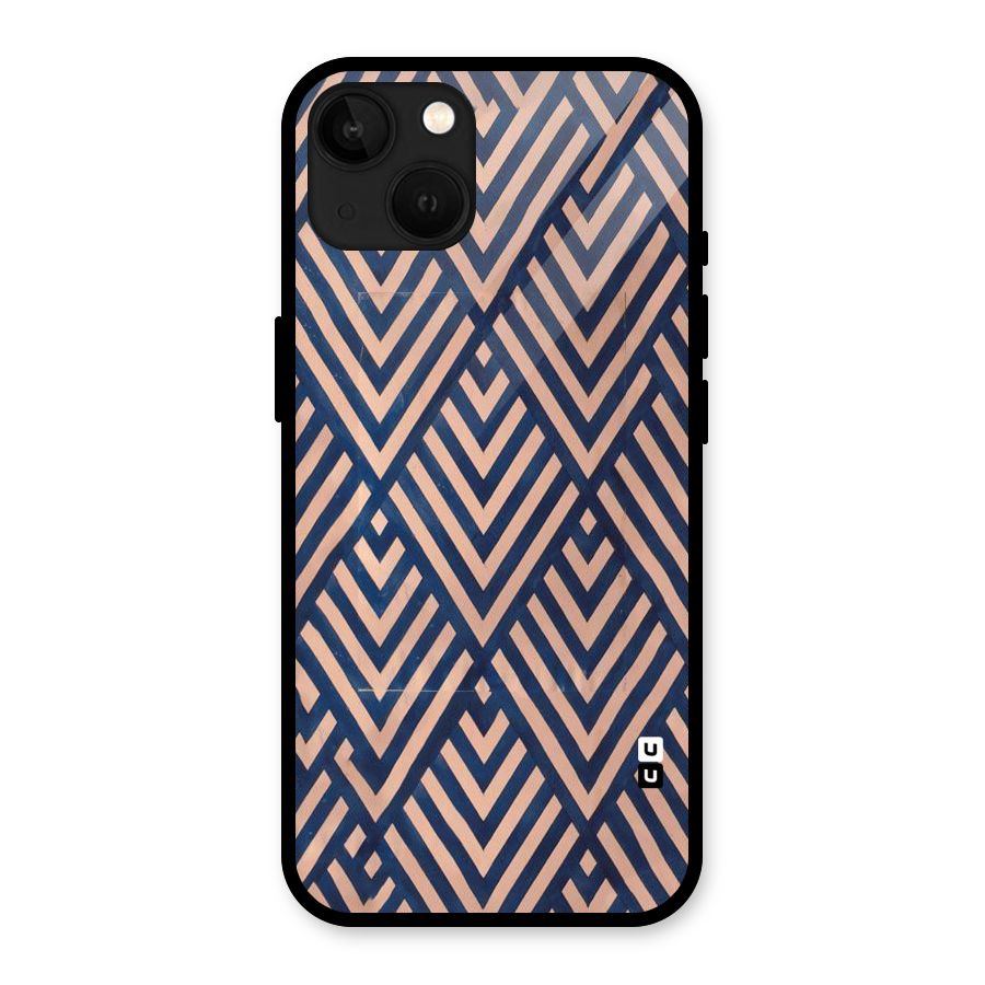 Diamond Blues Glass Back Case for iPhone 13