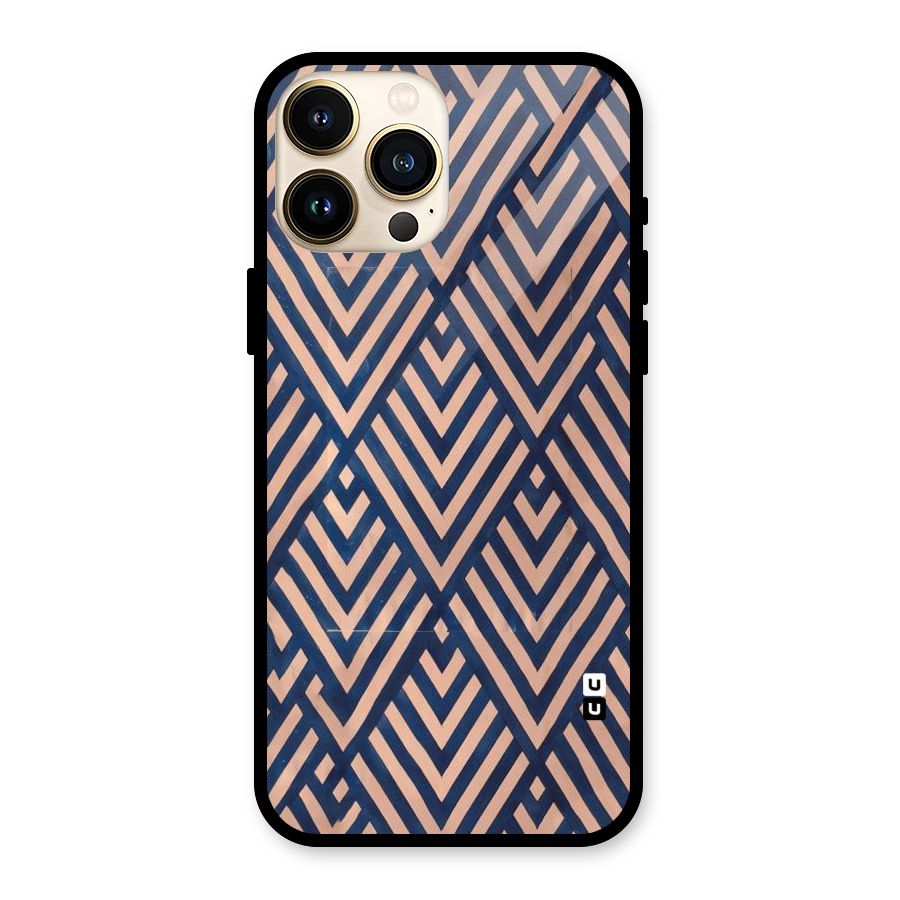 Diamond Blues Glass Back Case for iPhone 13 Pro Max