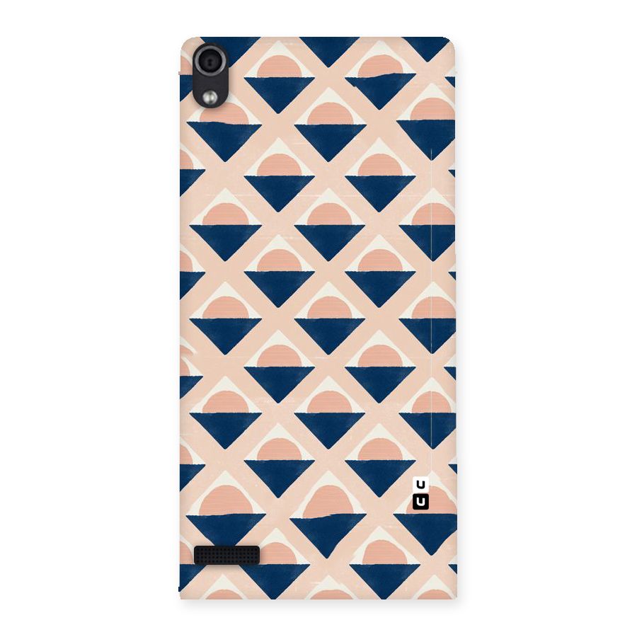 Diamond Circle Pattern Back Case for Ascend P6