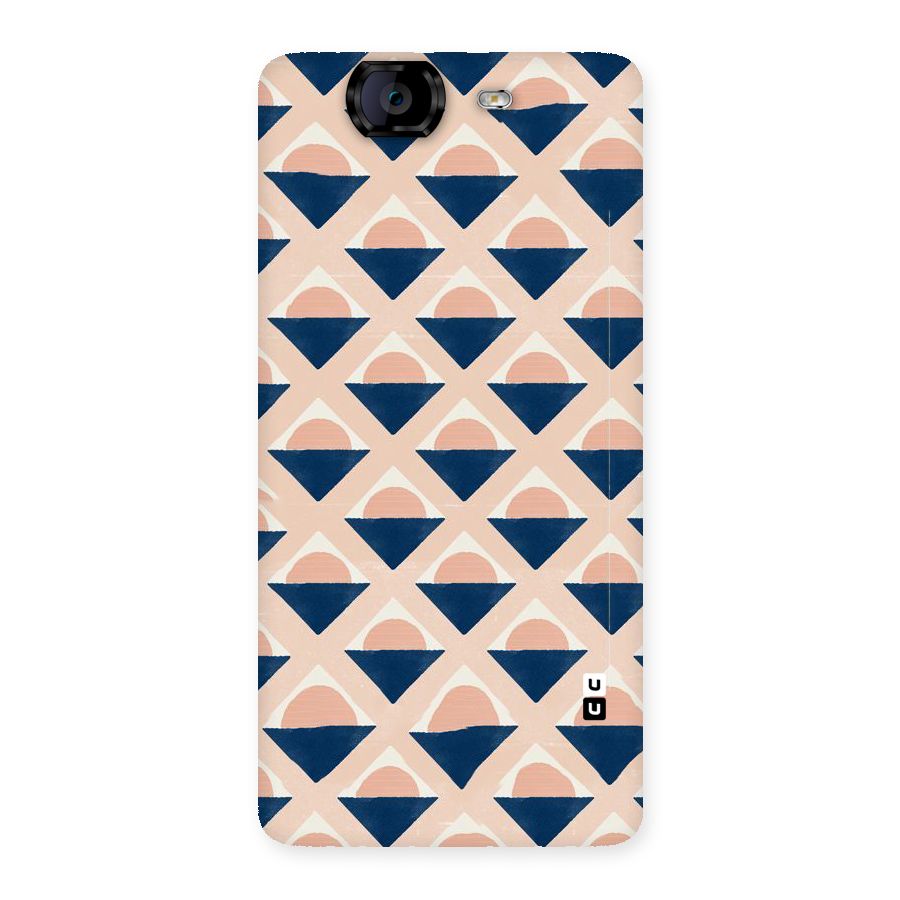 Diamond Circle Pattern Back Case for Canvas Knight A350