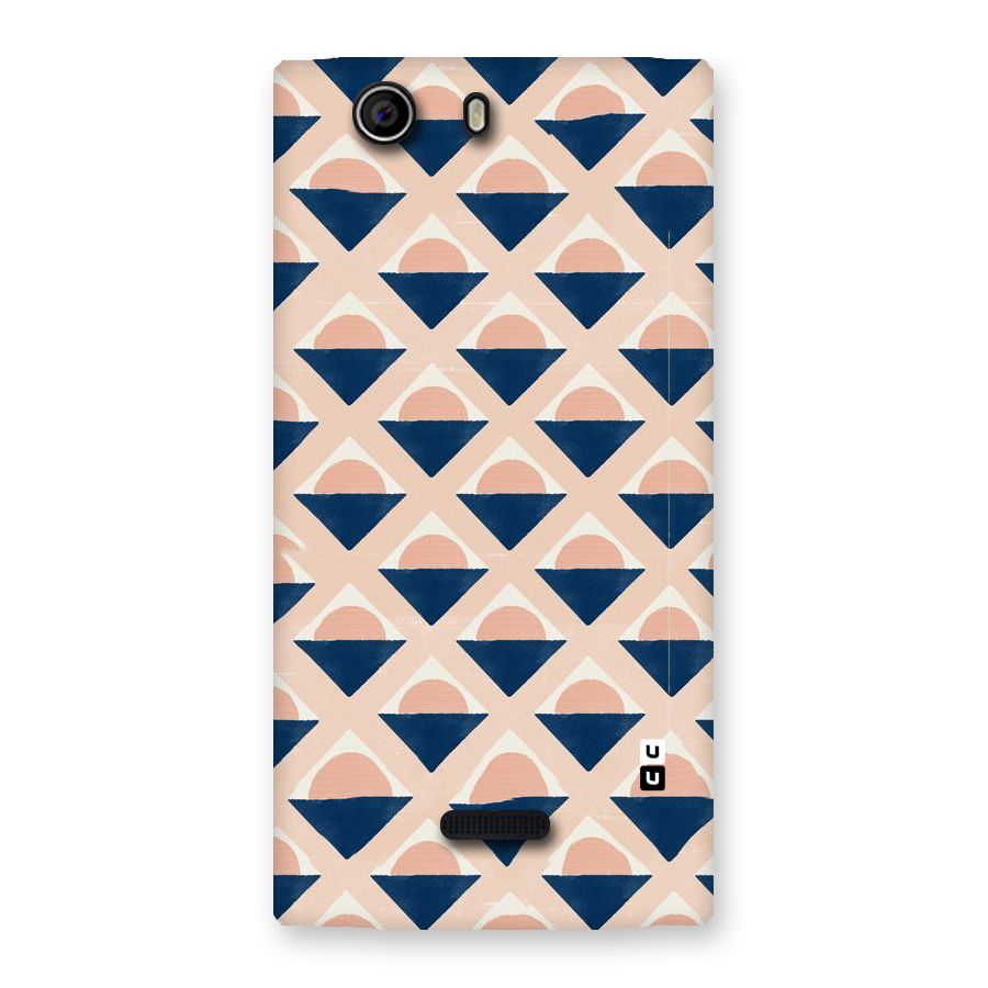 Diamond Circle Pattern Back Case for Canvas Nitro 2 E311