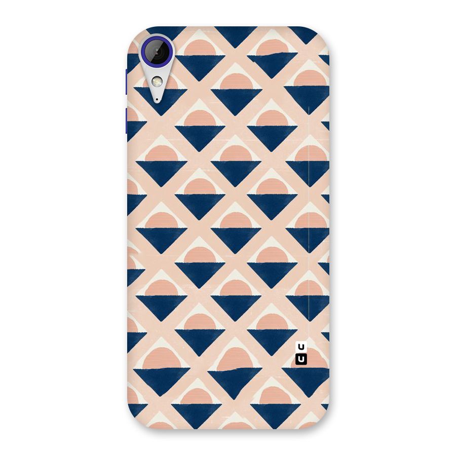 Diamond Circle Pattern Back Case for Desire 830
