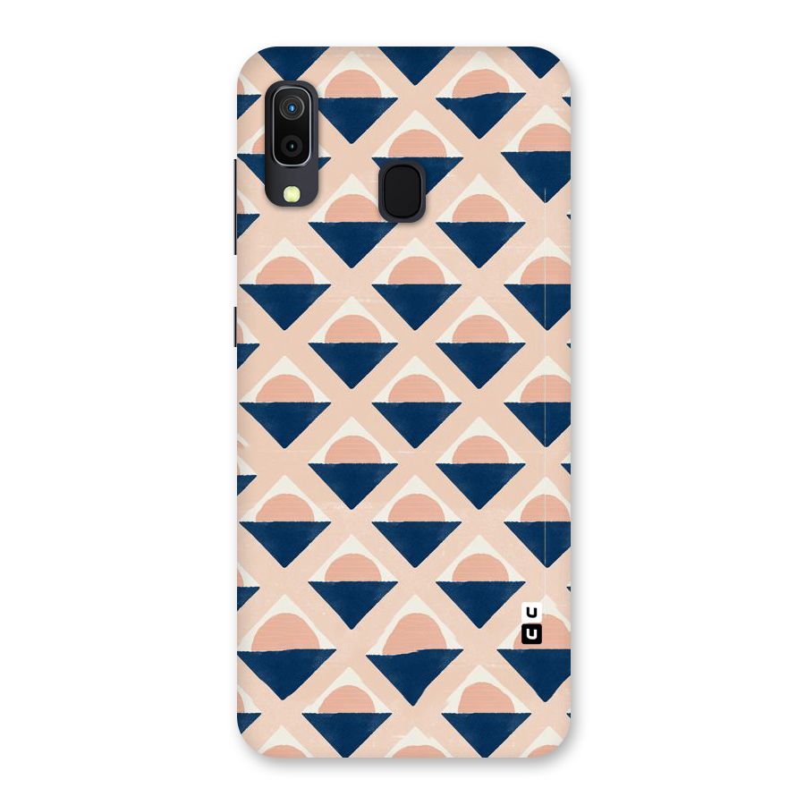 Diamond Circle Pattern Back Case for Galaxy A20