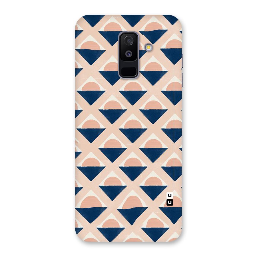 Diamond Circle Pattern Back Case for Galaxy A6 Plus