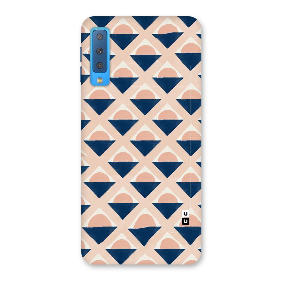 Diamond Circle Pattern Back Case for Galaxy A7 (2018)