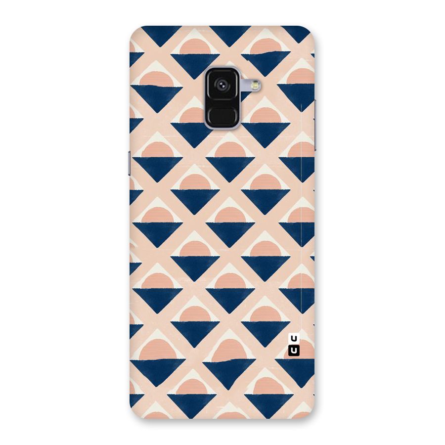 Diamond Circle Pattern Back Case for Galaxy A8 Plus