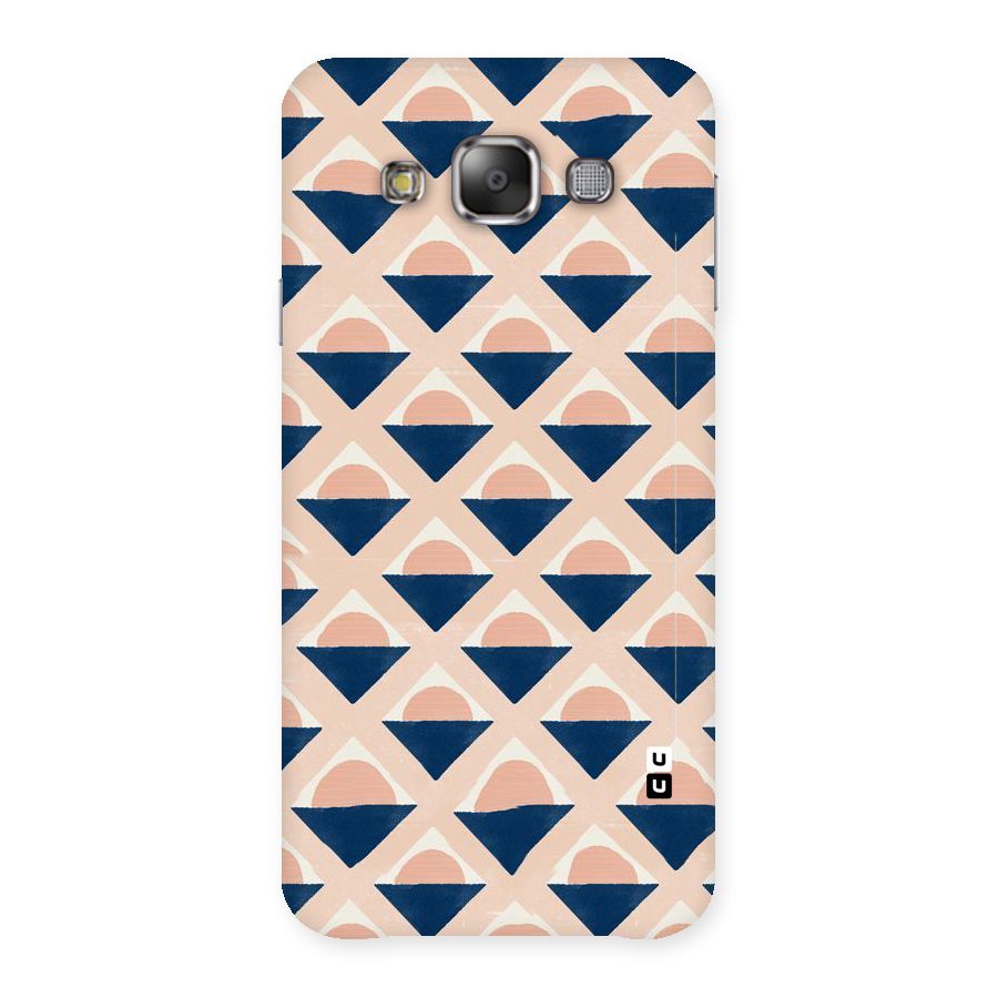 Diamond Circle Pattern Back Case for Galaxy E7