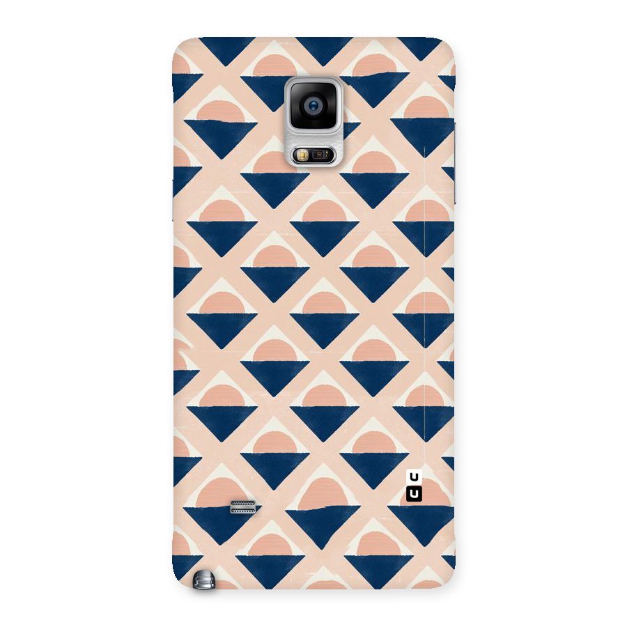 Diamond Circle Pattern Back Case for Galaxy Note 4
