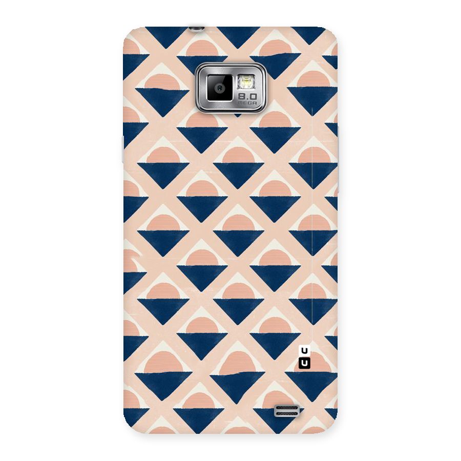 Diamond Circle Pattern Back Case for Galaxy S2