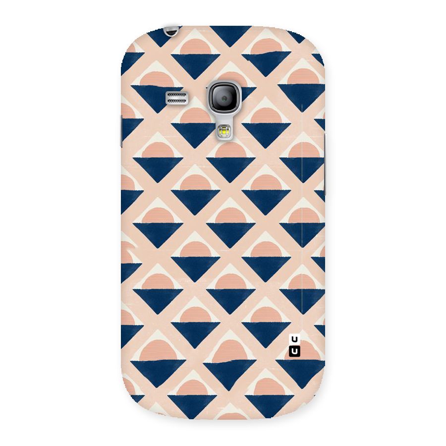 Diamond Circle Pattern Back Case for Galaxy S3 Mini